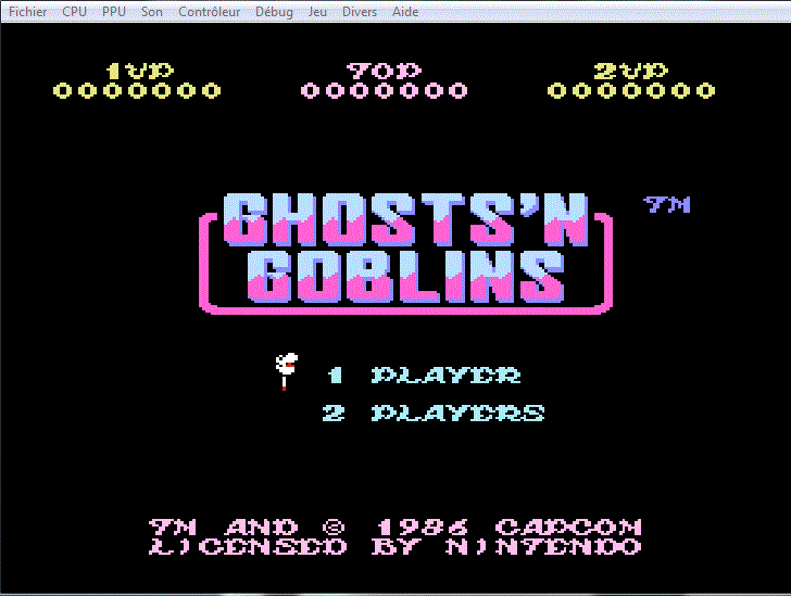 g&g - start screen