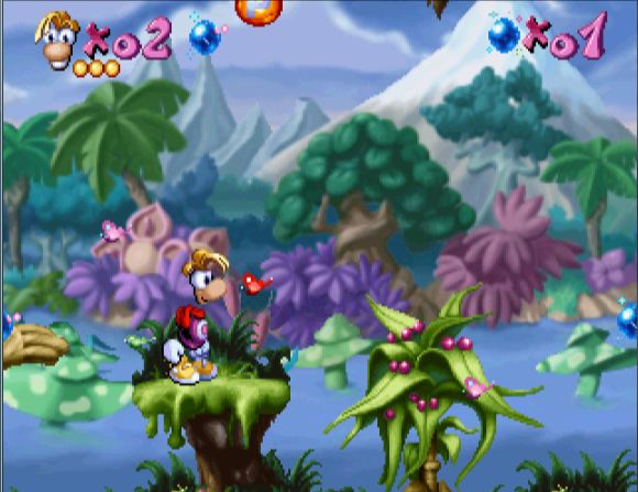 Rayman - in game